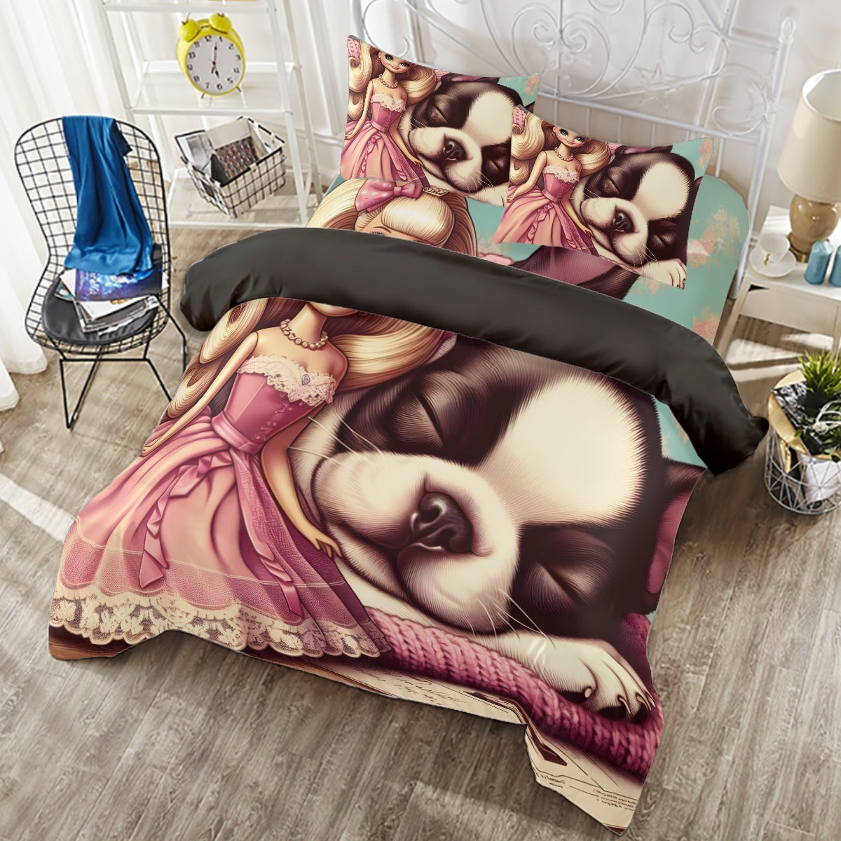 Duvet Cover Set For Boston Terrier Lovers Dog Supplies | Breed-optimized