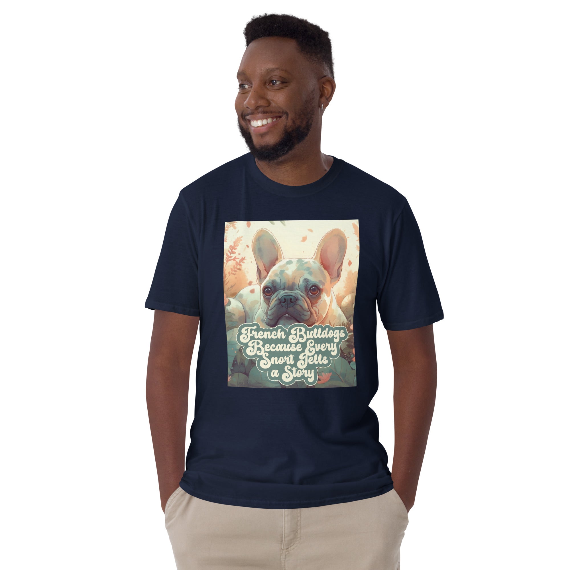 Cozy French Bulldog's Snort - Unisex T-shirt for Everyday Wear Premium