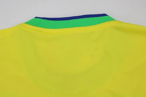 2022 Brazil Premium Camiseta Yellow - Retro Performance Driven -