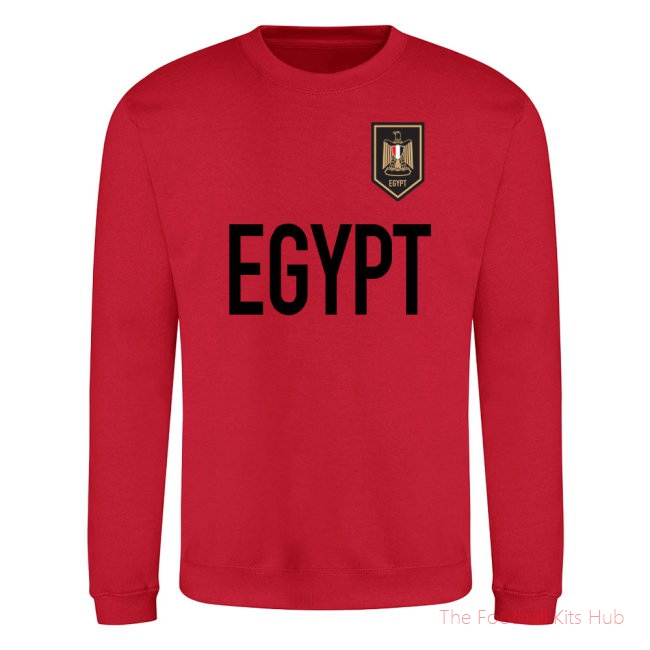 Egypt National Team Text Sweatshirt (Red)