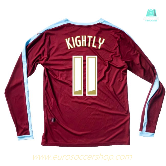 Burnley 2015-16 Long Sleeve Home Shirt ((Excellent) S) (Kightly 11)
