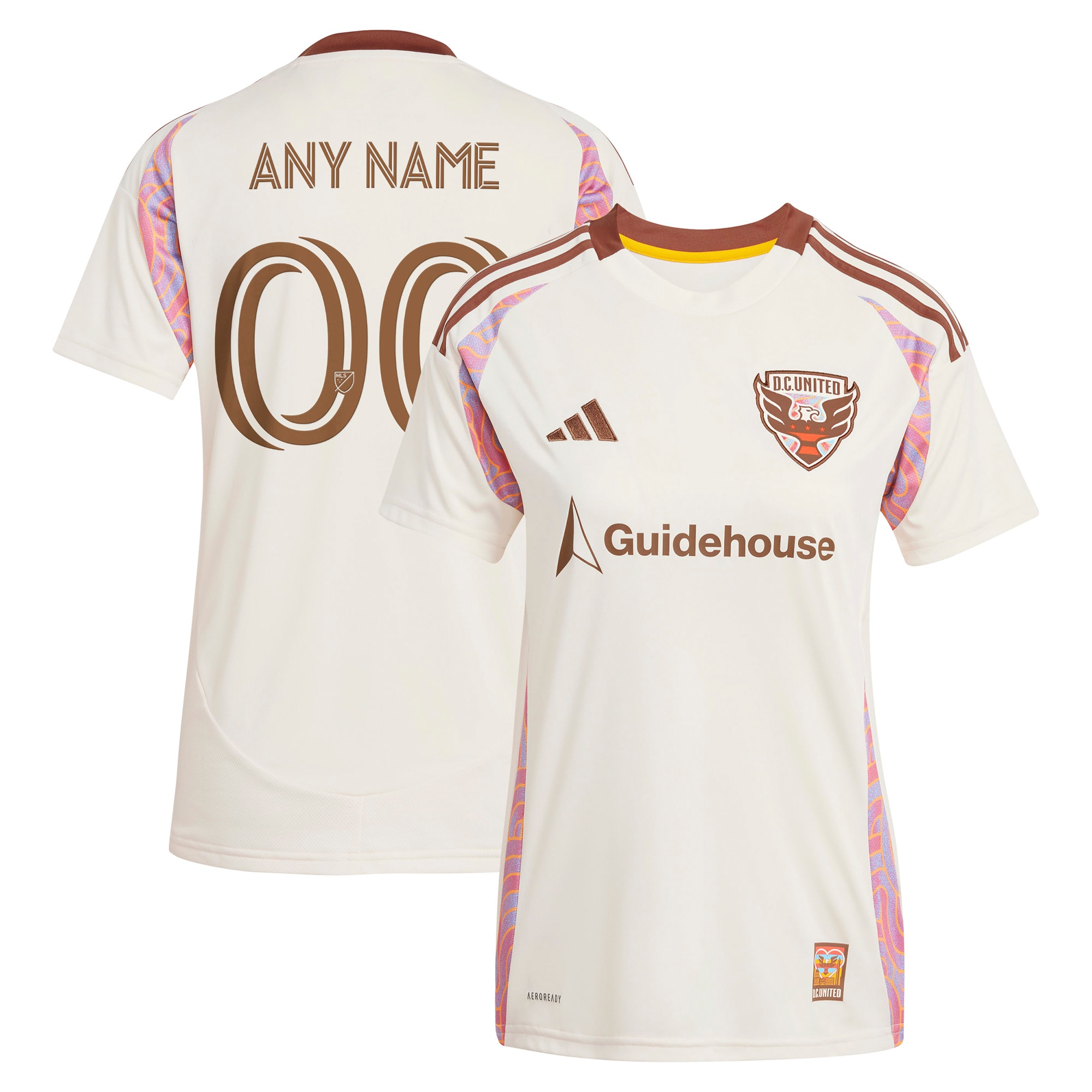 [SJH] D.C. United Women's 2025 The Soul Kit Replica Custom Jersey - Natural