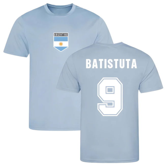 Replica Batistuta Argentina Training Jersey (Sky Blue) National