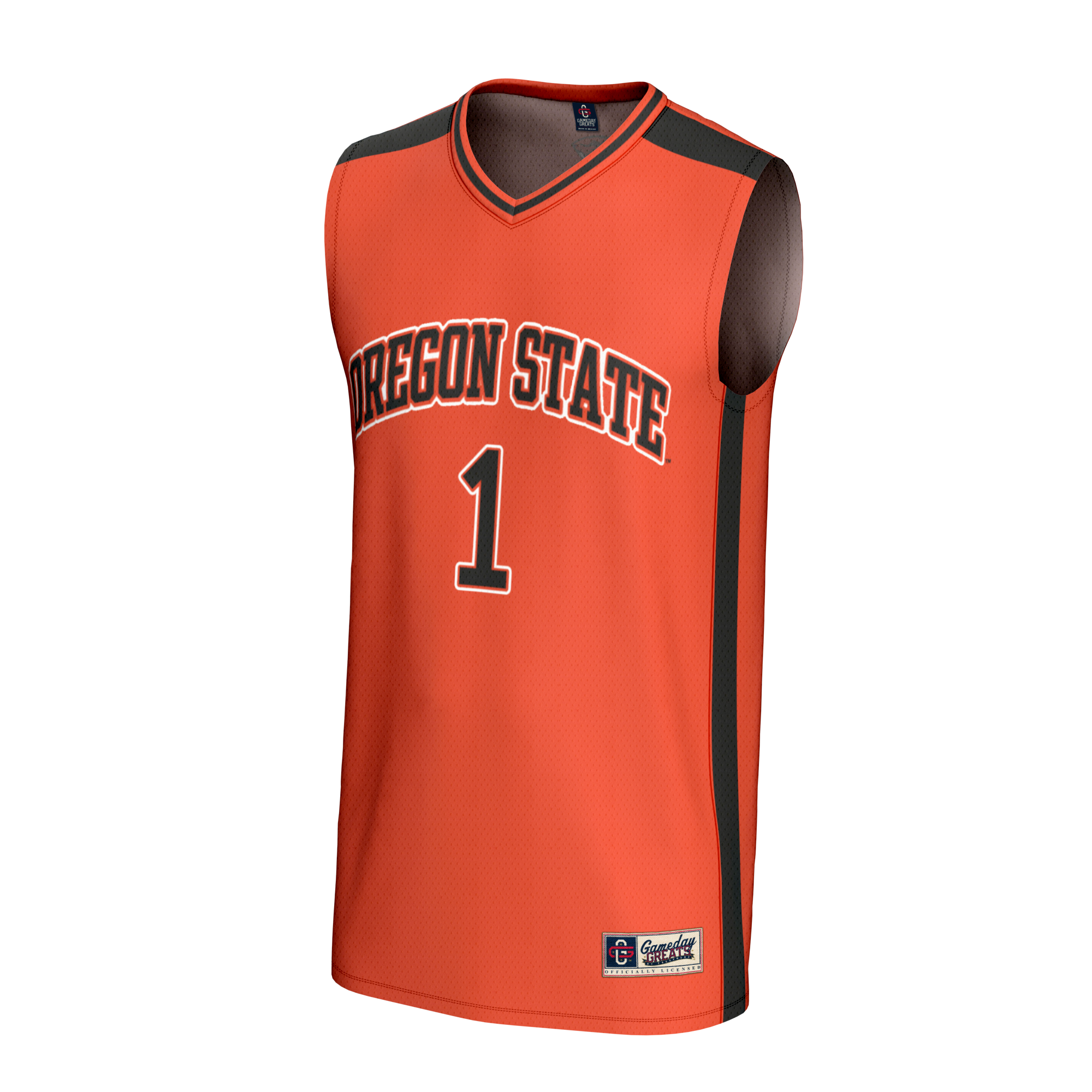 [NJP] Oregon State Beavers GameDay Greats Youth Lightweight Collegiate Basketball Fashion Jersey - Orange