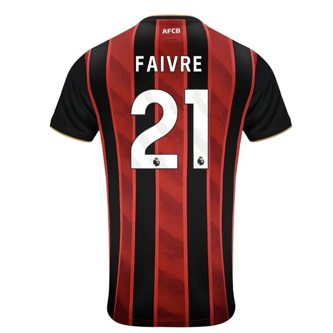 Bournemouth 2025-2026 Home - Official Fan Edition Edition