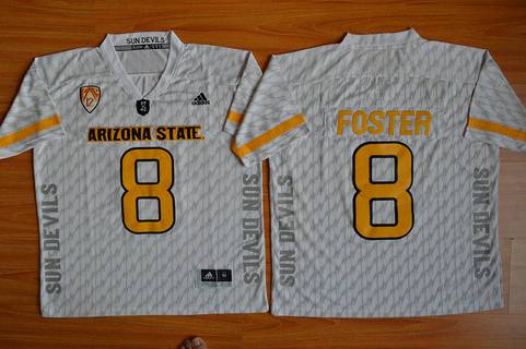 Men's None White 2015 high quality None #8 game jersey Jersey