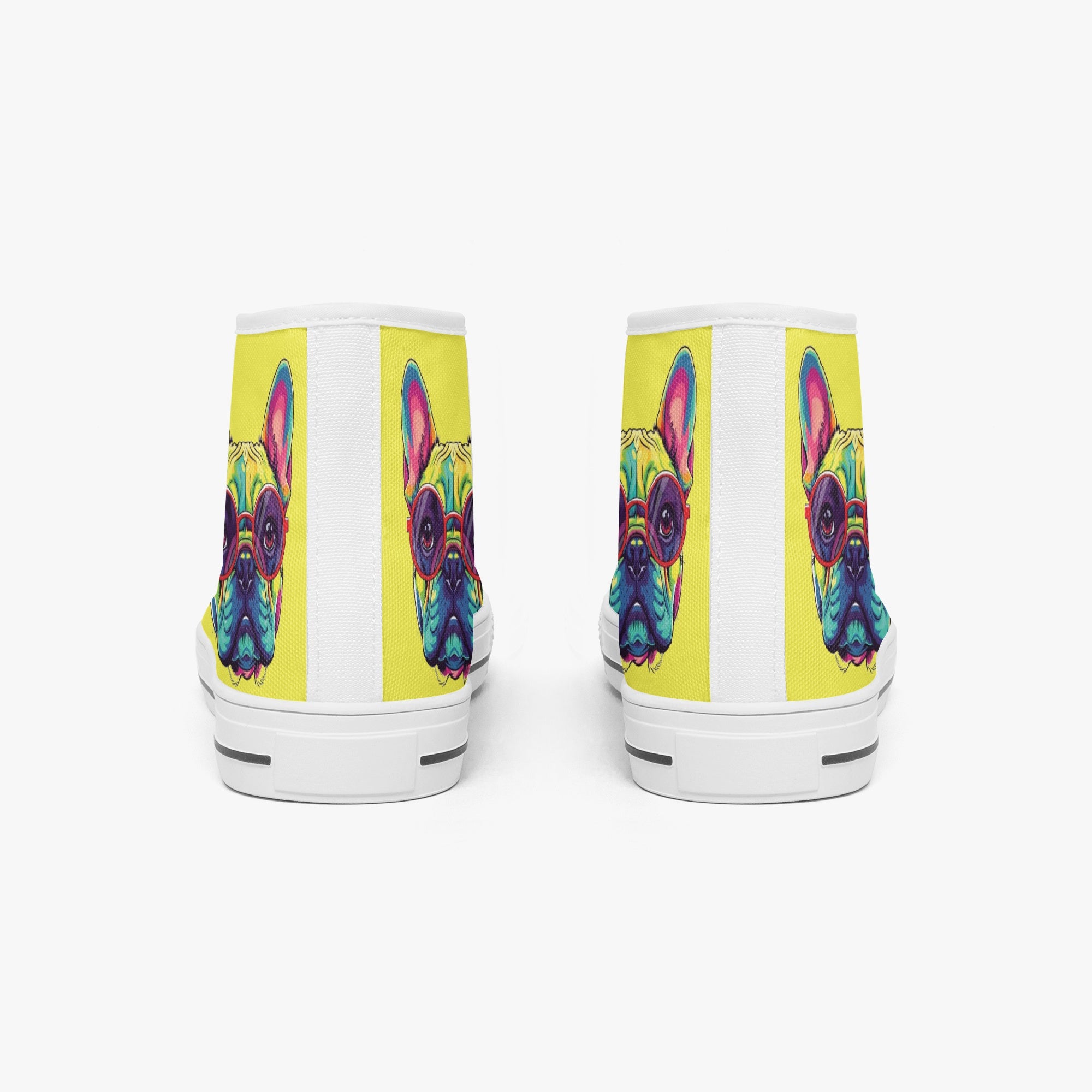 French Bulldog Lover Banon Classic High Top Canvas Shoes Casual Footwear