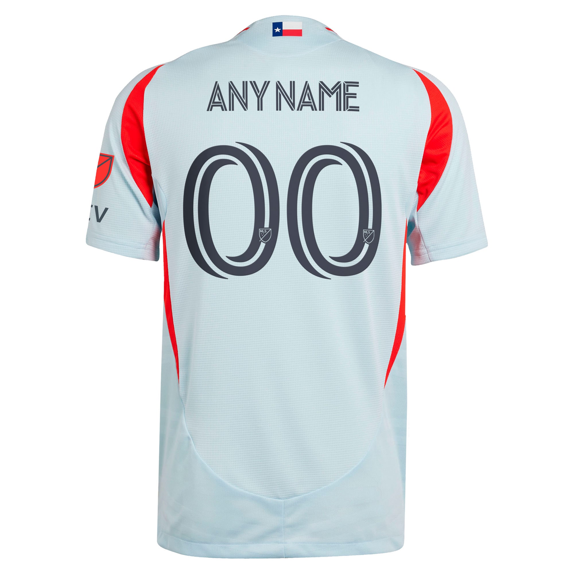 [SJH] FC Dallas 2025 The Inferno Kit Authentic Custom Jersey - Light Blue