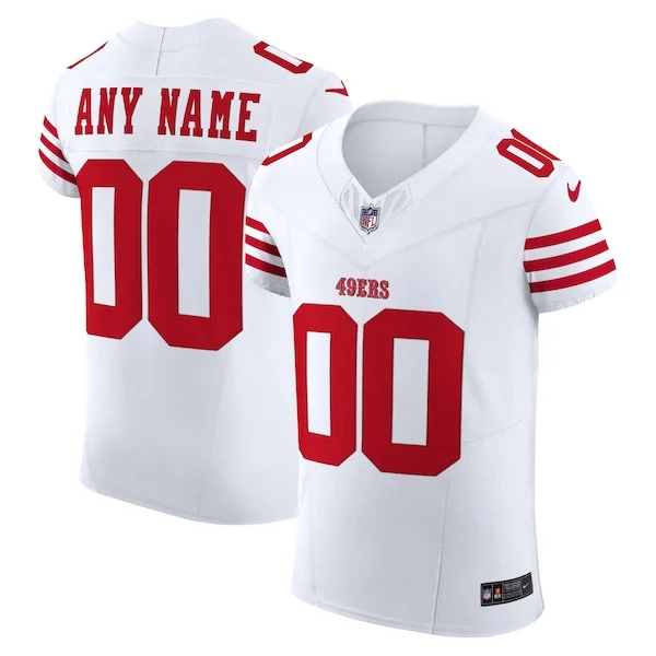 San Francisco 49ers Elite NFL Jersey - White | Authentic Football A...