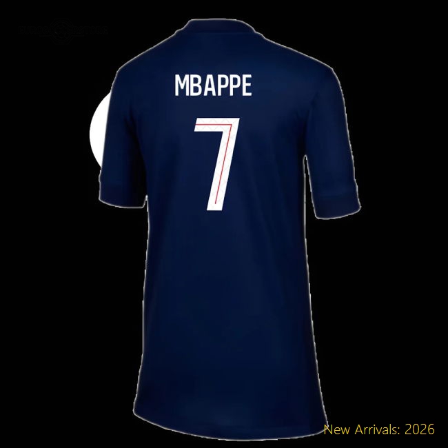 Football Team Kids Gentle Mbappe Jersey 2025-2026 Lightweight