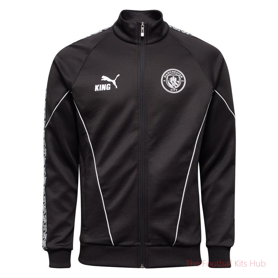 Manchester City Track Jacket King Anthem - PUMA Black Kids