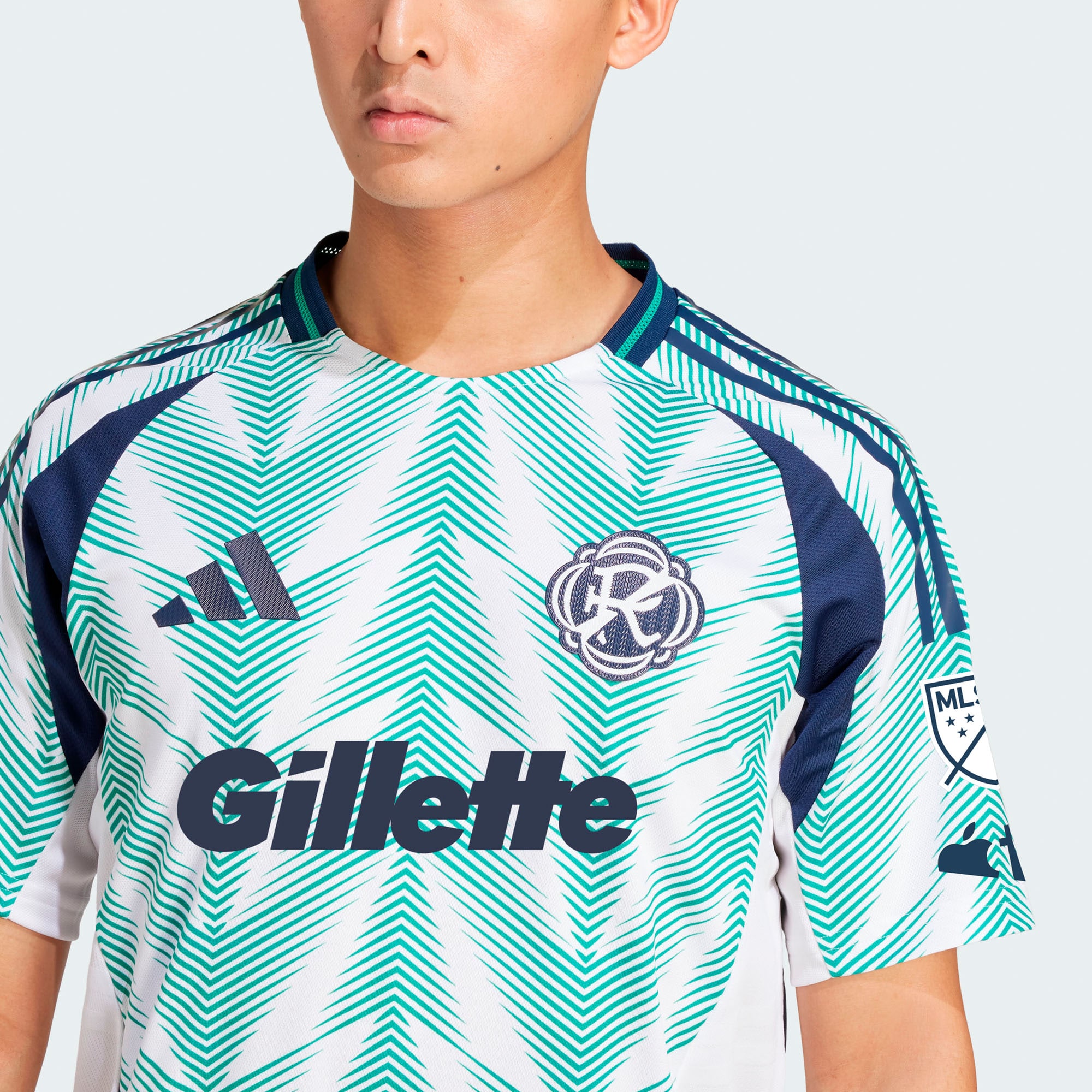 [JED] New England Revolution 2025 Eastern White Pine x Flag of New England Authentic Jersey - White