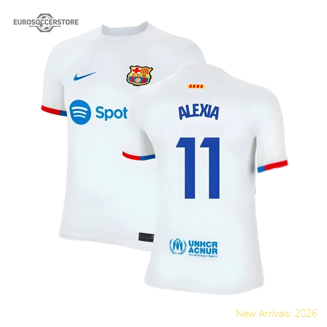 Barcelona Away Kit 2023-2024 Match Replica Jersey Game Ready