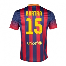 Professional Grade Barca 1314 Barcelona 15 Bartra Home Shirt