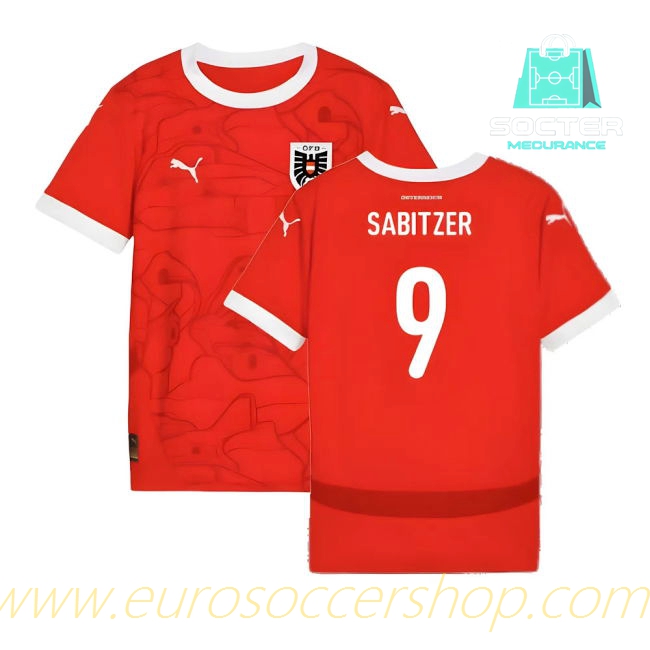 2024-25 Collection Austria Home Shirt Replica Children (Sabitzer 9)