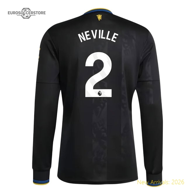 First-class 2025-2026 Man Utd Long Sleeve Third Shirt (neville 2)