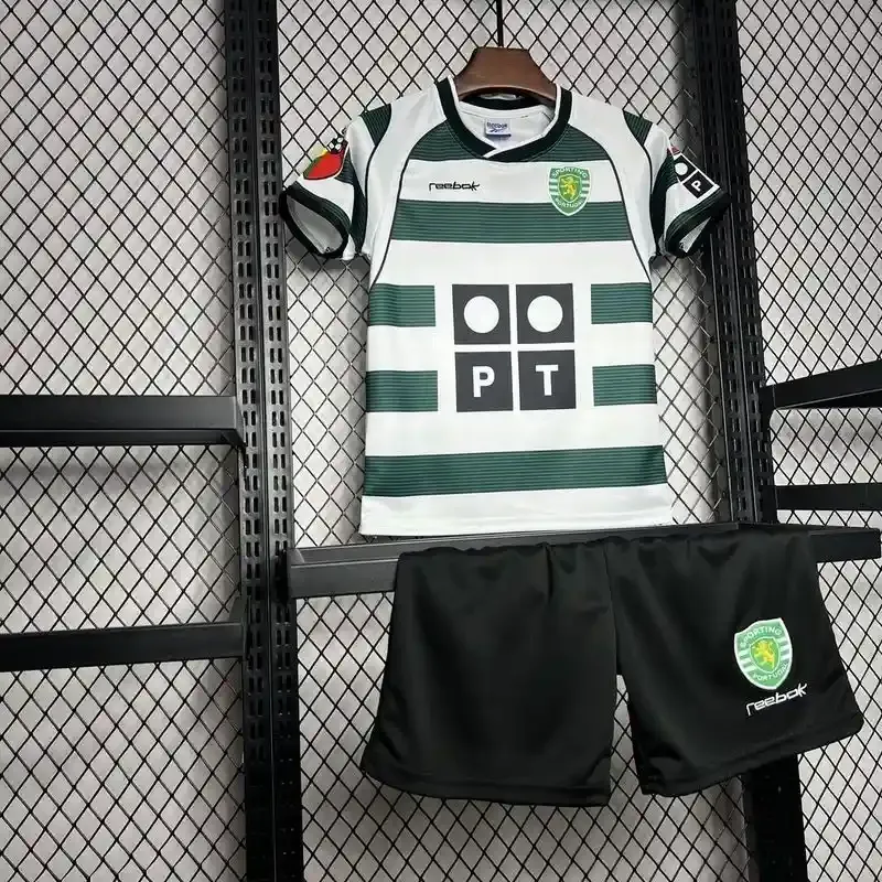 Cheap 2001-2003 Kids Sporting Lisbon Jersey retro kit