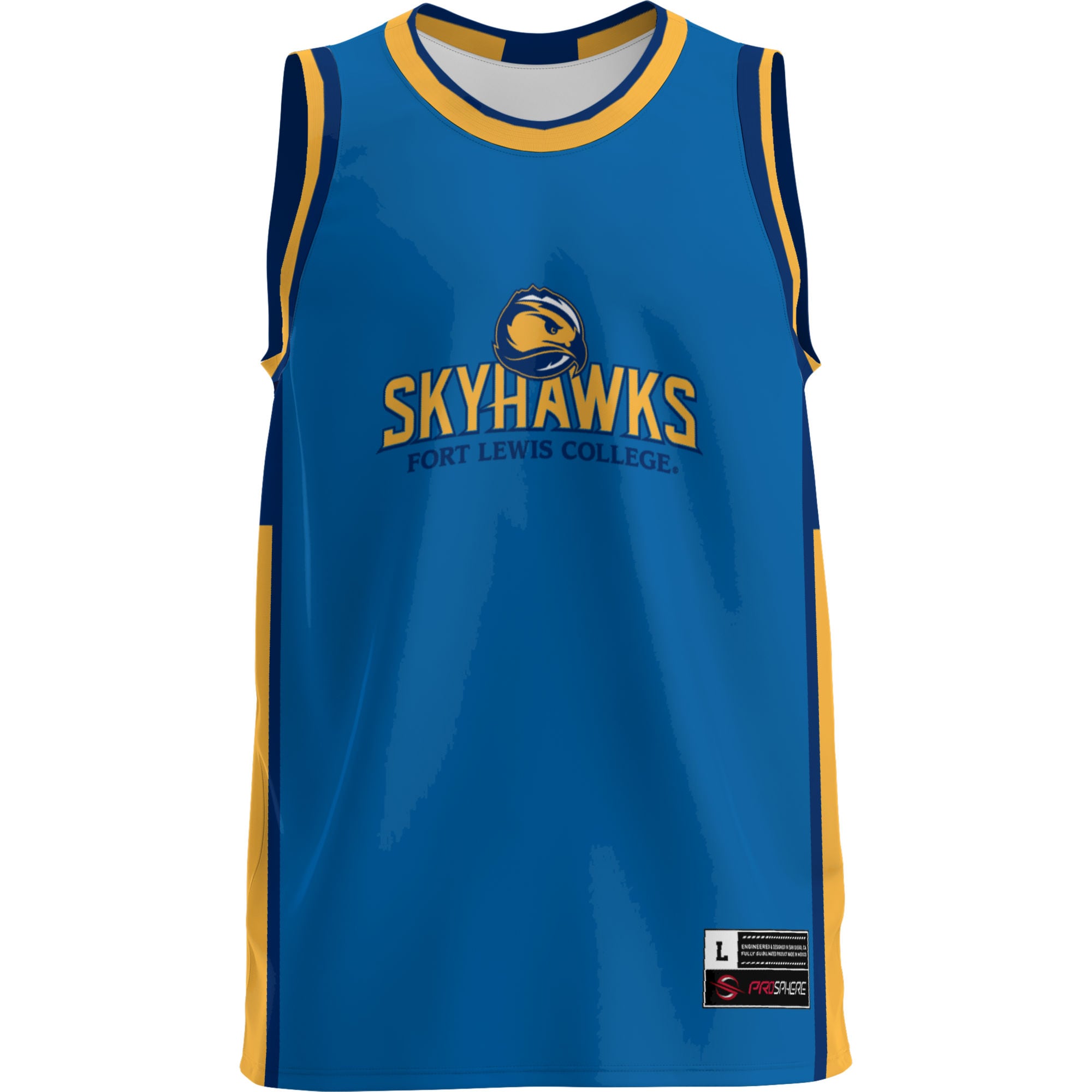 [DDG] Fort Lewis College Skyhawks GameDay Greats Lightweight Basketball Jersey - Blue