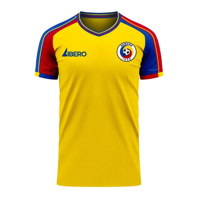 Romania 2025-2026 Home Concept Football Kit (Libero) - Womens