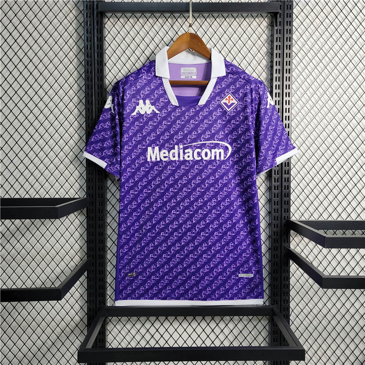 High Quality Breathable Fiorentina 2324 Home Football Shirt