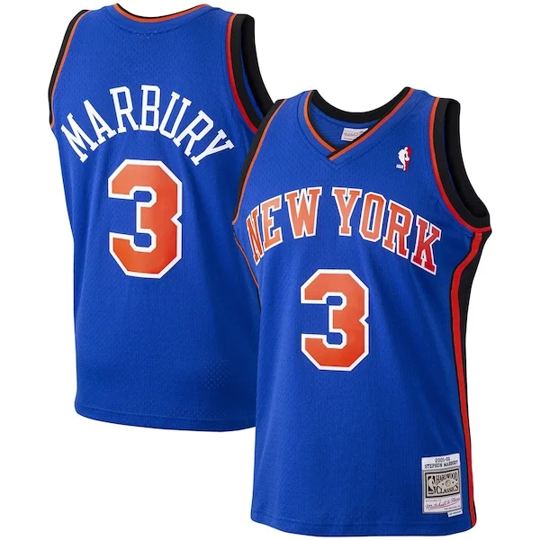 Pro-Grade Stephon Marbury NYK Swingman Jersey - Great Deal