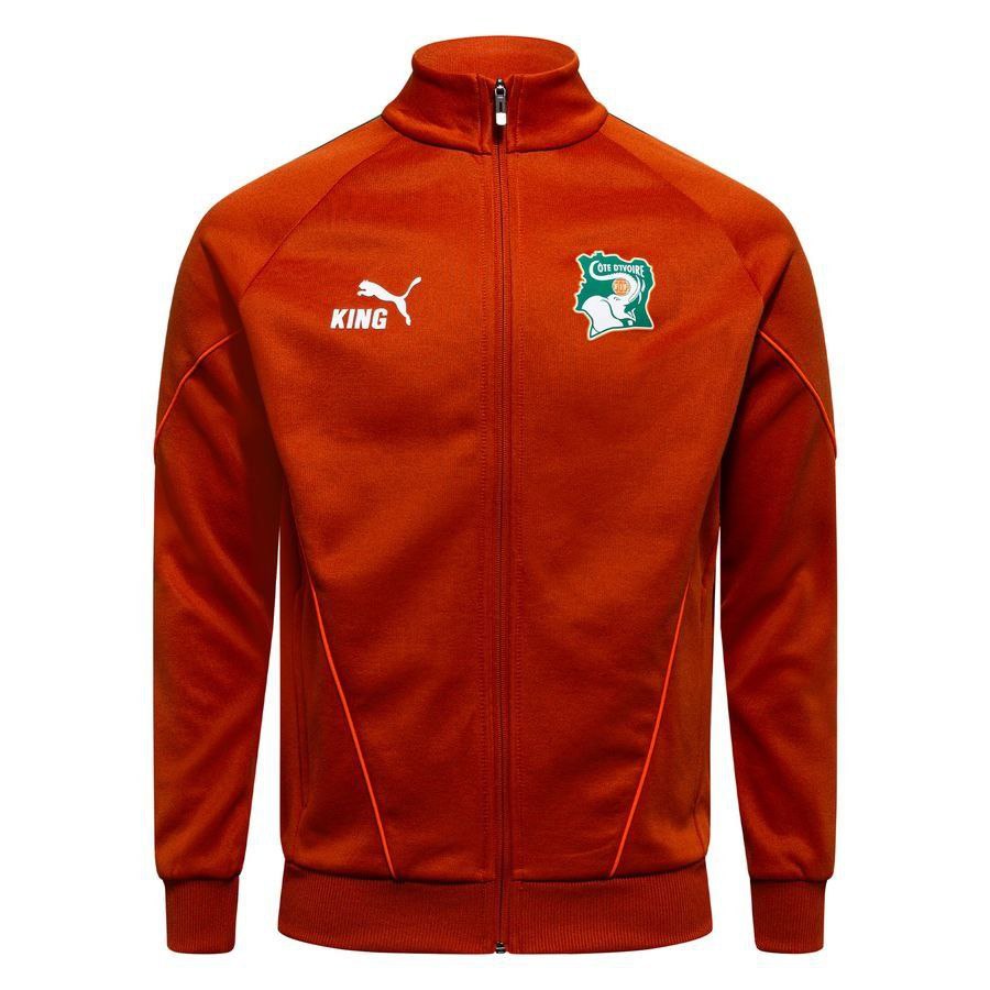 Ivory Coast Track Jacket King Anthem World Cup 2026 - For All Time Red/PUMA White