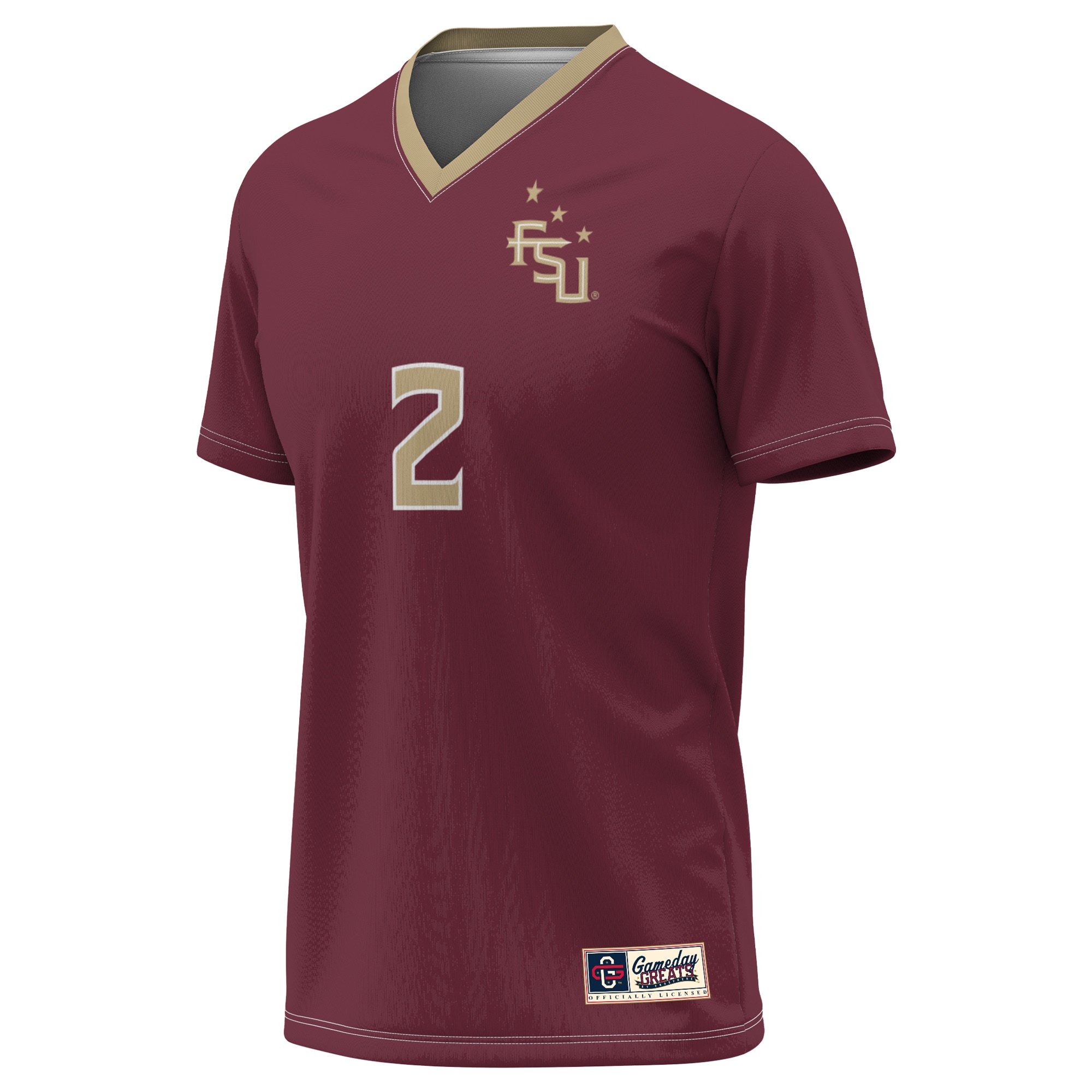 [NJP] Jenna Nighswonger Florida State Seminoles GameDay Greats Unisex Women's Soccer Fashion Jersey - Garnet
