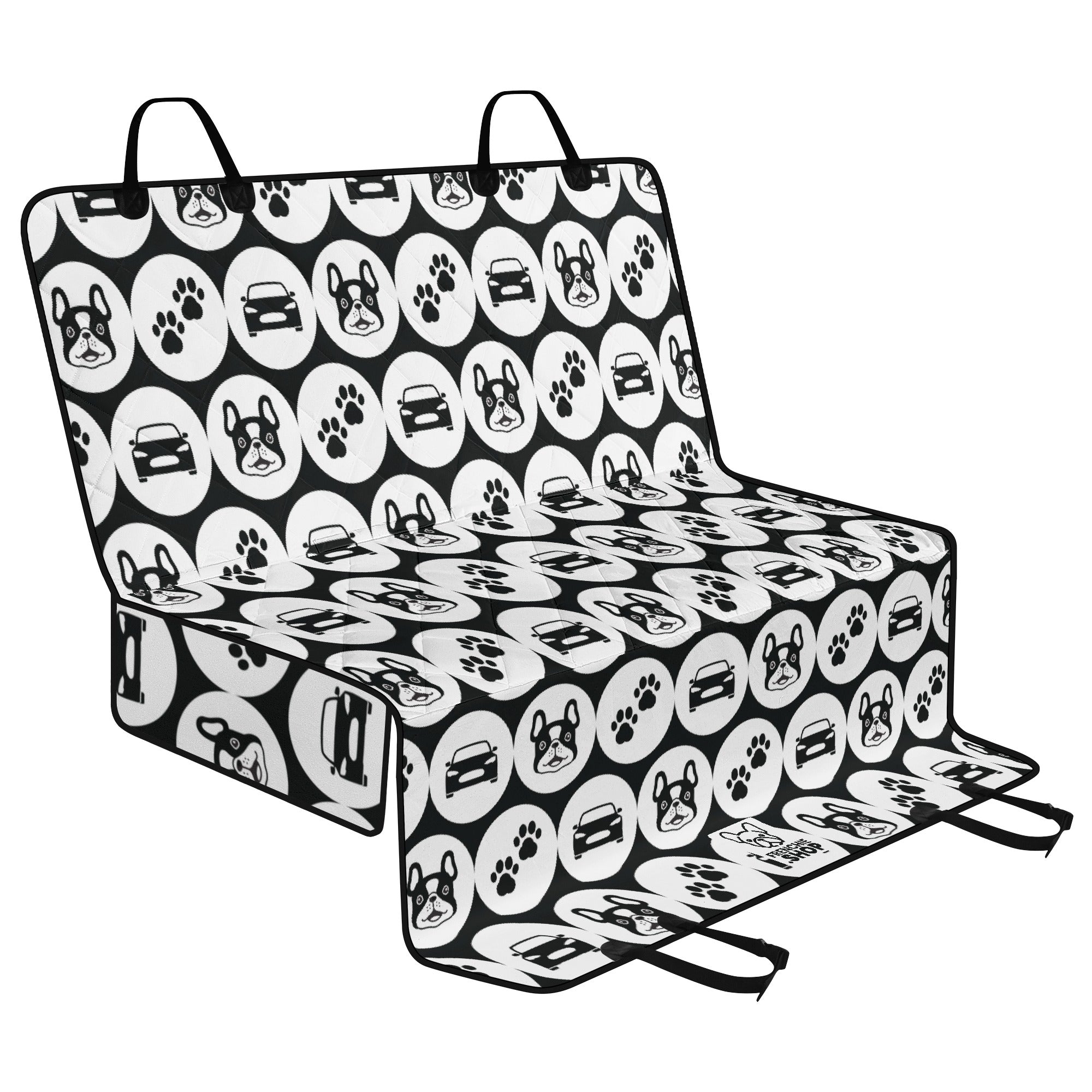 Culture-Inspired Sapphire - Car Pet Seat Covers For French Bulldog as a