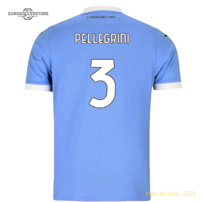 Outstanding 2025-2026 Biancocelesti Home Shirt (kids) (pellegrini 3)