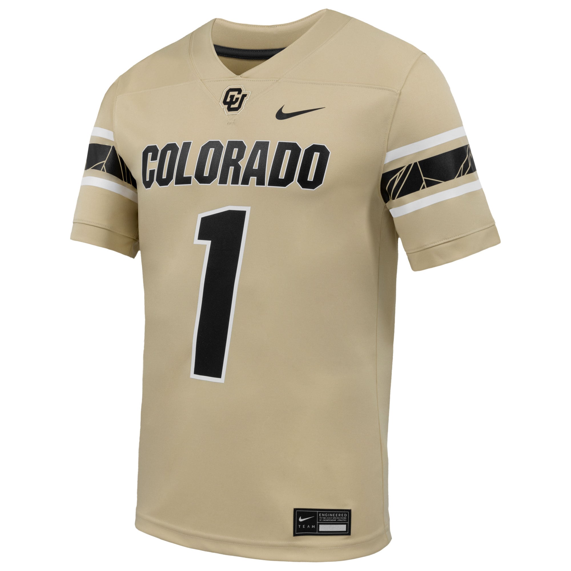 Colorado Buffaloes #1 Football Jersey - Gold | Stadium Series 26/27 Season