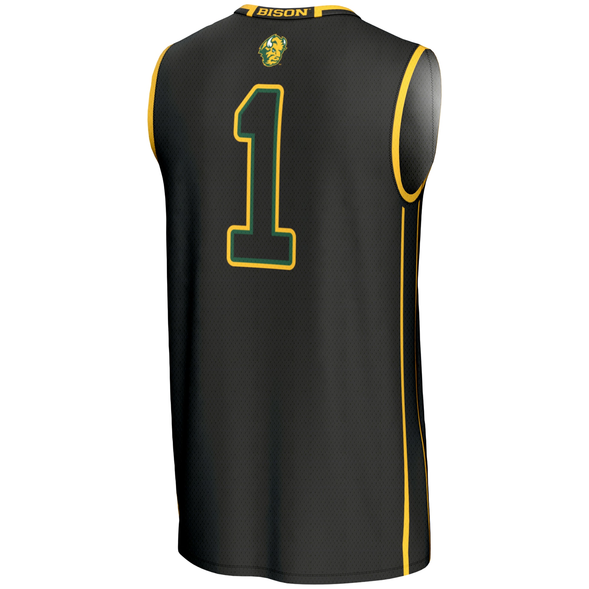 [NJP] NDSU Bison GameDay Greats Unisex Lightweight Basketball Jersey - Black