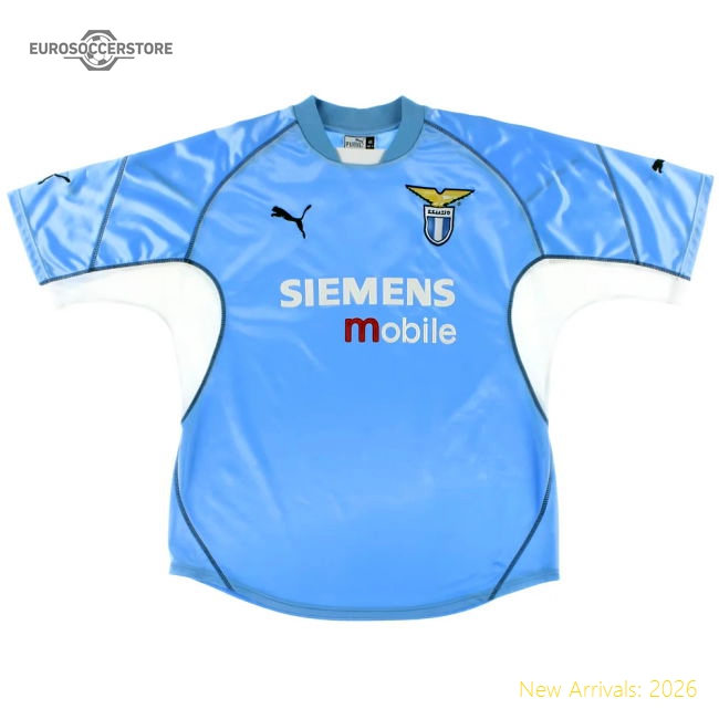 Lazio 2001 Home Jersey Shirt Football Fan Apparel