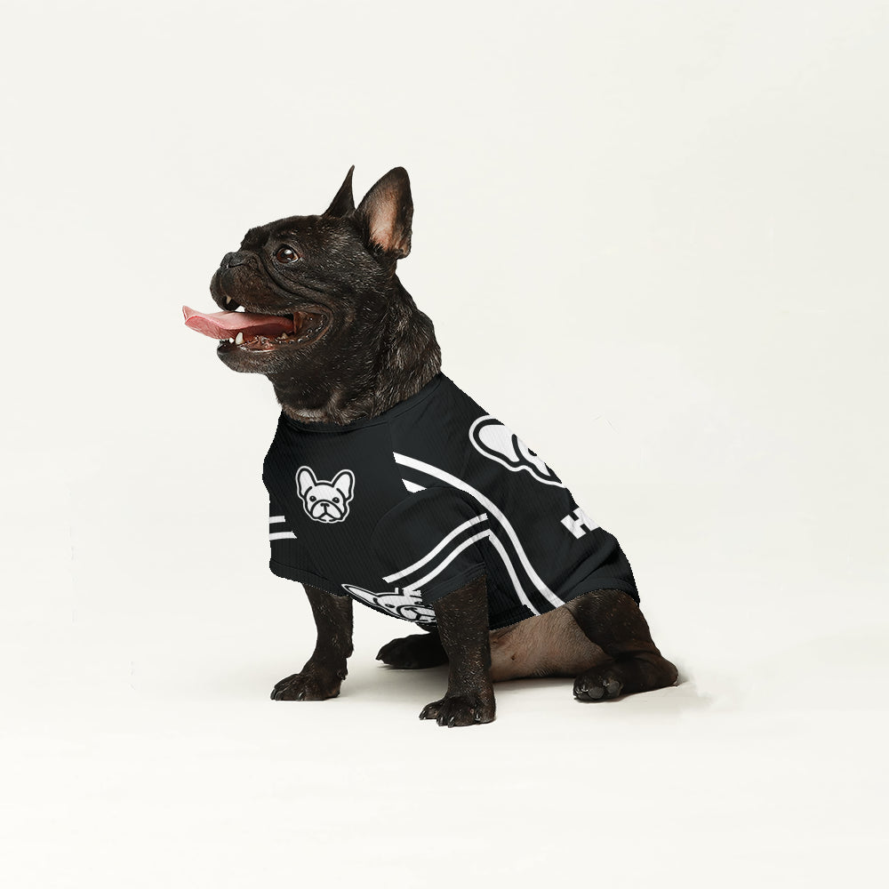 French Bulldog Rowdy Personalized Wool Sweater For Frenchies Warm Dog Outfit