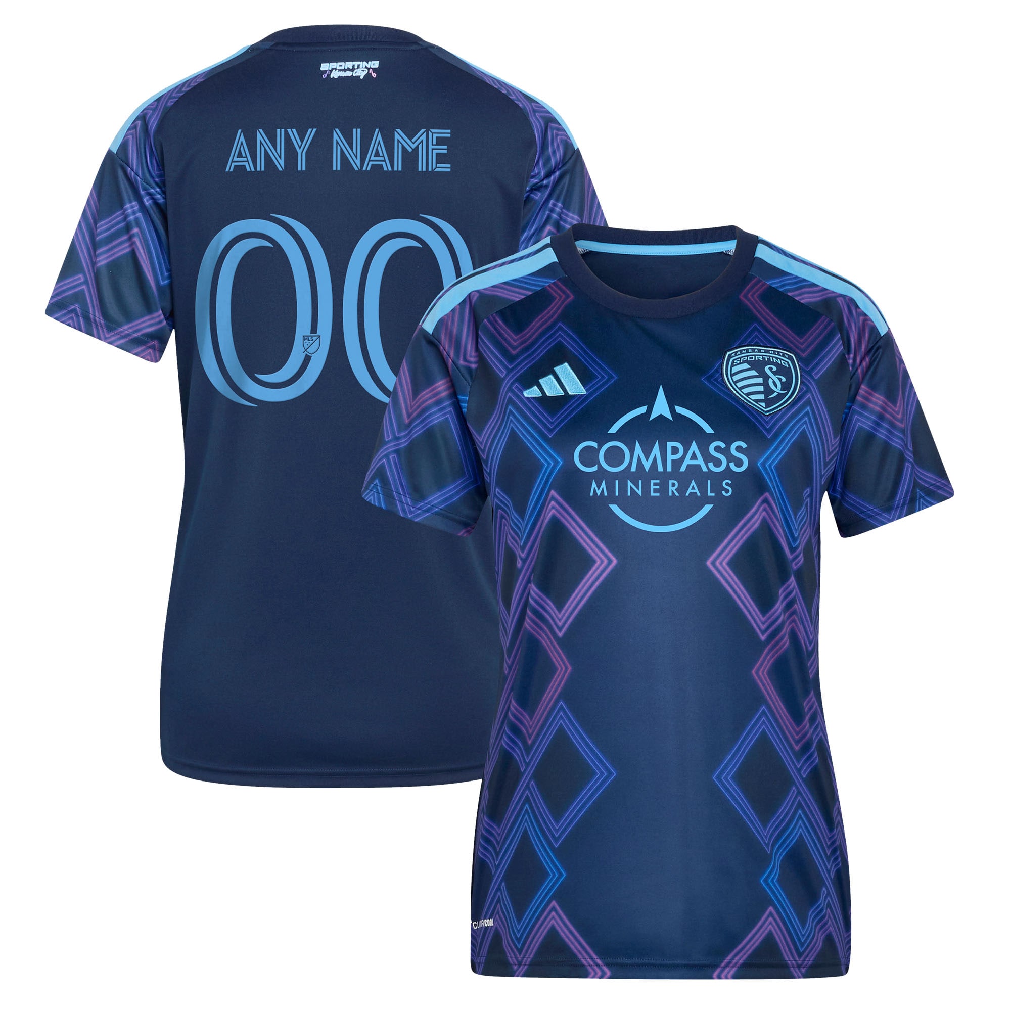 [SJH] Sporting Kansas City Women's 2026 The 18th & Vine Kit Replica Custom Jersey - Blue