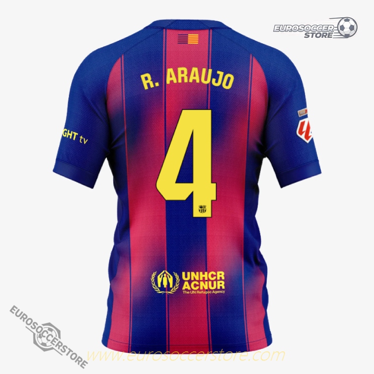 Ed Sheeran x Barcelona El Clásico R. ARAUJO 4 Jersey 25-26 (Player Version)