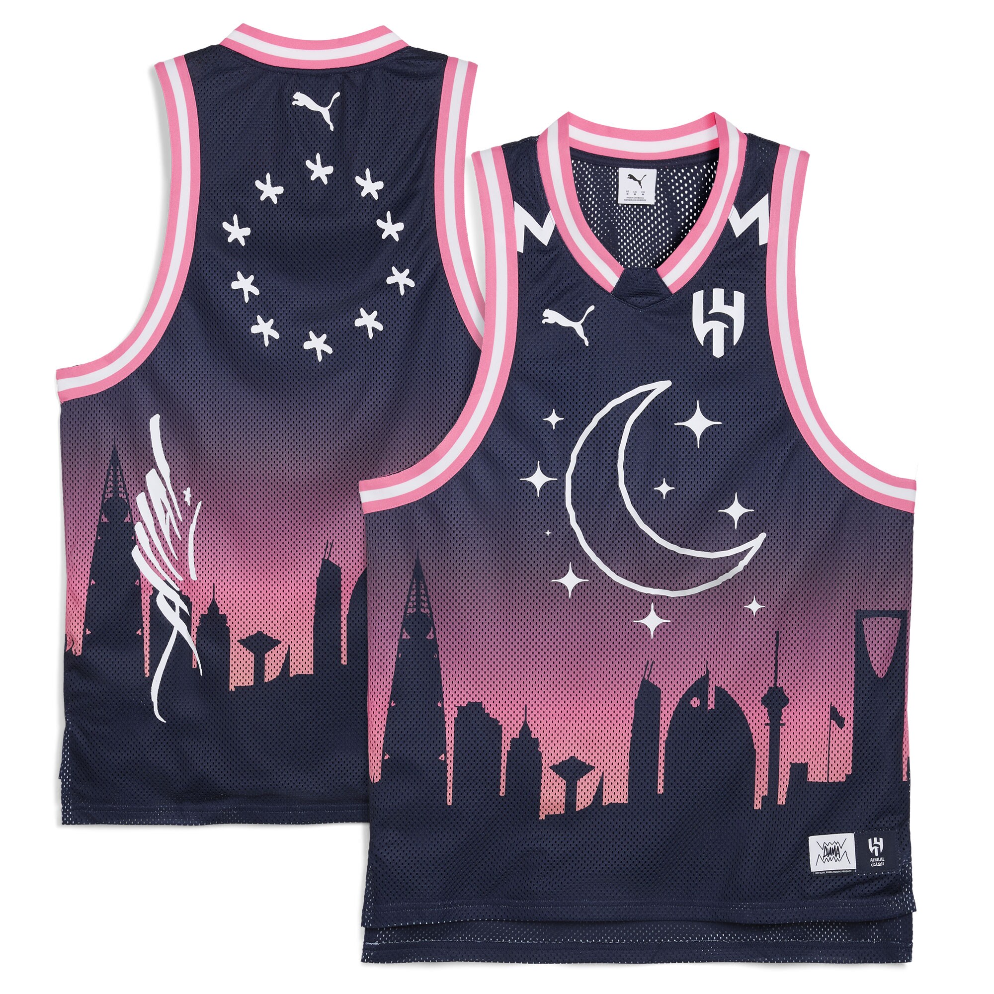 [SJH] Al Hilal 2025 FIFA Club World Cup dryCELL Basketball Jersey - Navy