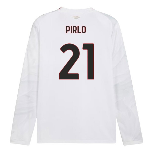 2026-2027 AC Milan Long Sleeve Away Shirt (Pirlo 21)