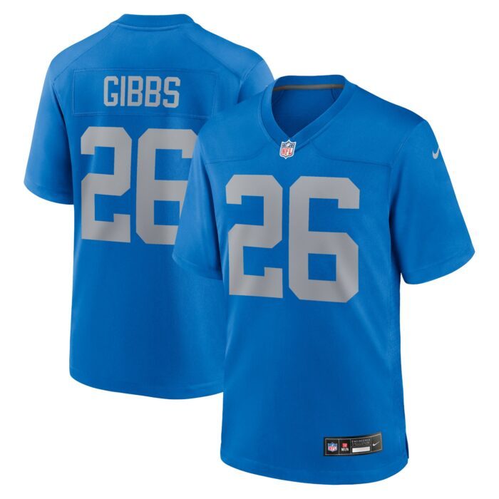 None Men's DET Lions Timeless Genuine Jersey for NFL Fans
