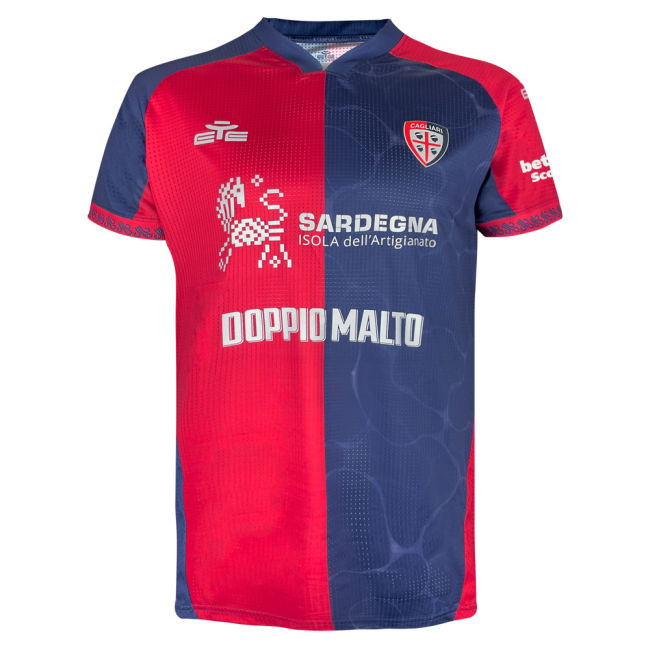 Match Quality Cagliari 2025-2026 Home Uniform