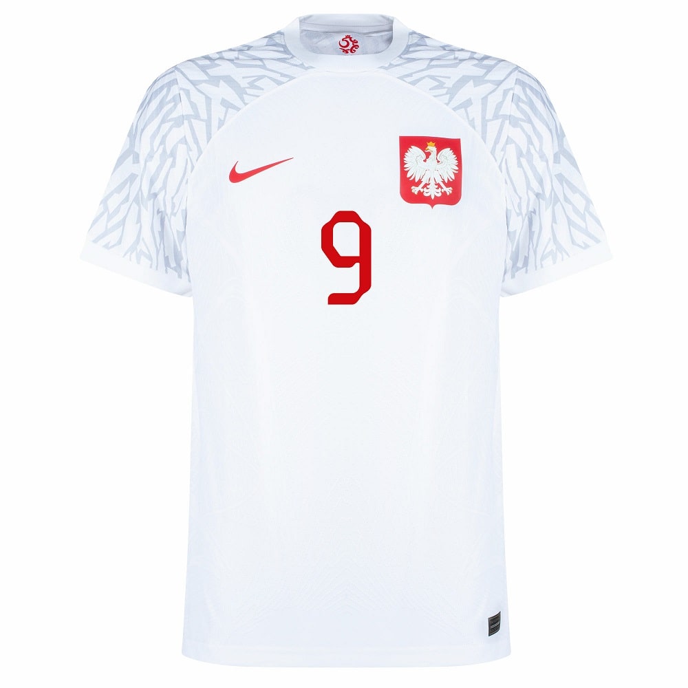 LEWANDOWSKI 2022 WORLD CUP POLAND HOME JERSEY
