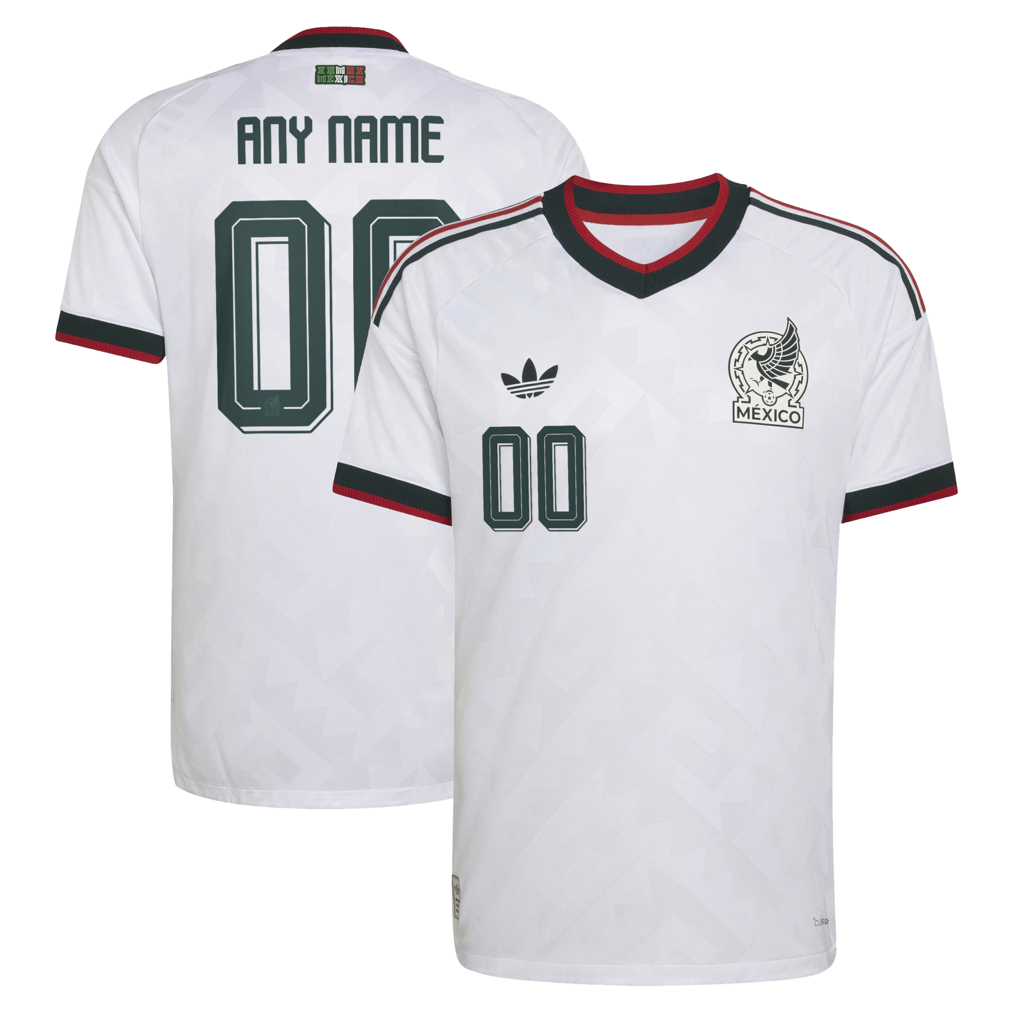 [SJH] Mexico National Team 2026 Away On-Field Authentic Custom Jersey - White