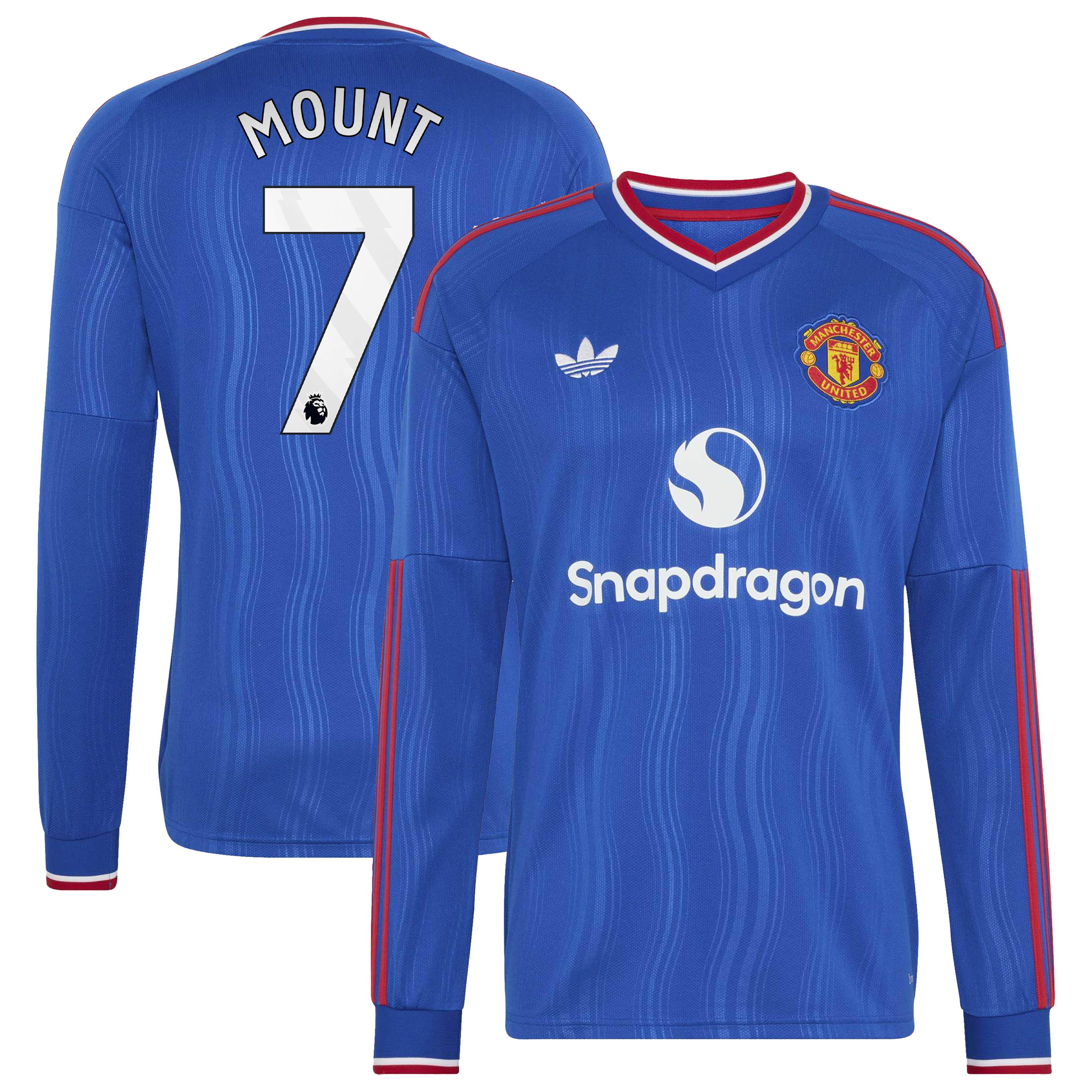 [SJH] Mason Mount Manchester United 2026/27 Away Replica Long Sleeve Jersey - Royal