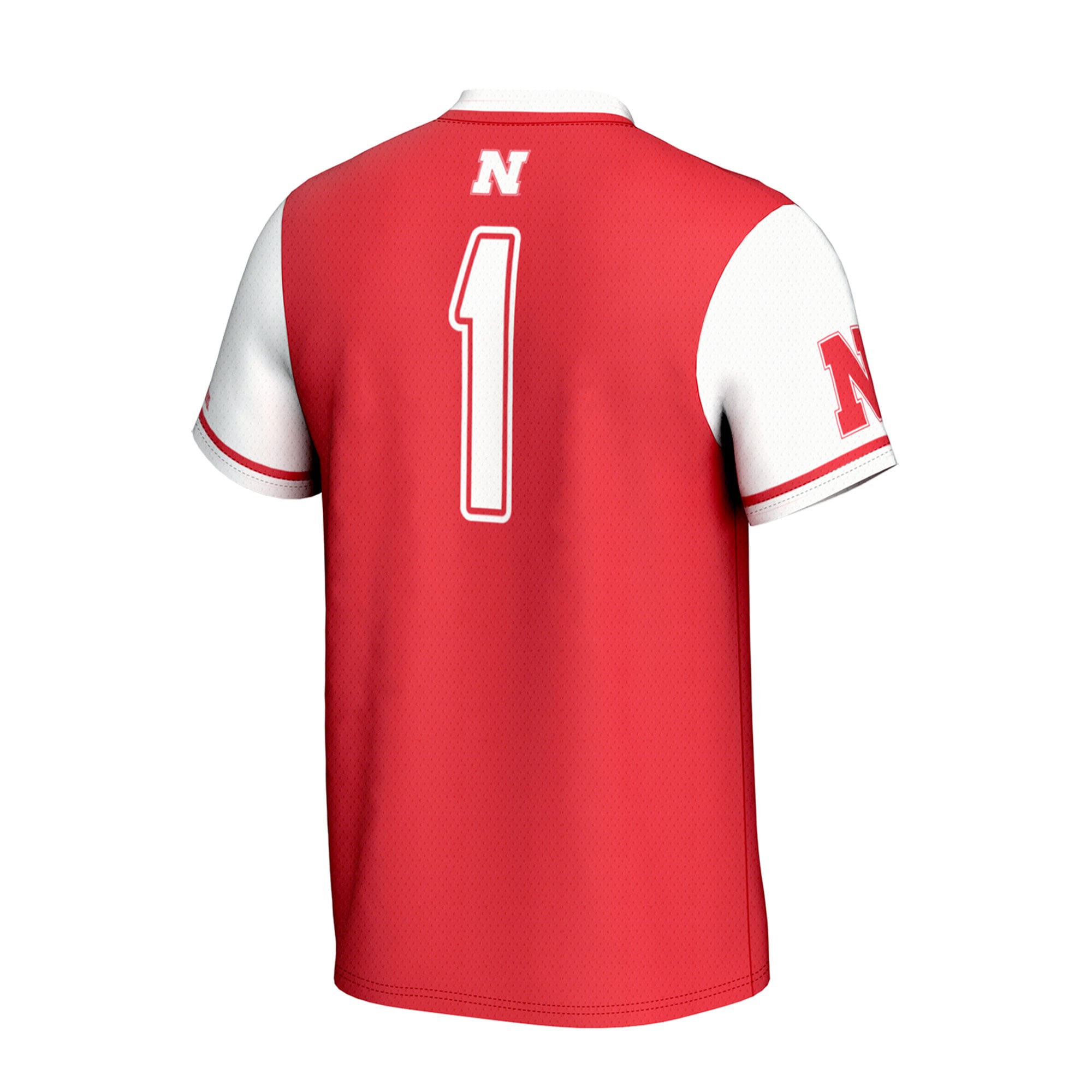 Nebraska Huskers GameDay Greats Unisex Lightweight Collegiate Softball Fashion Jersey - Scarlet