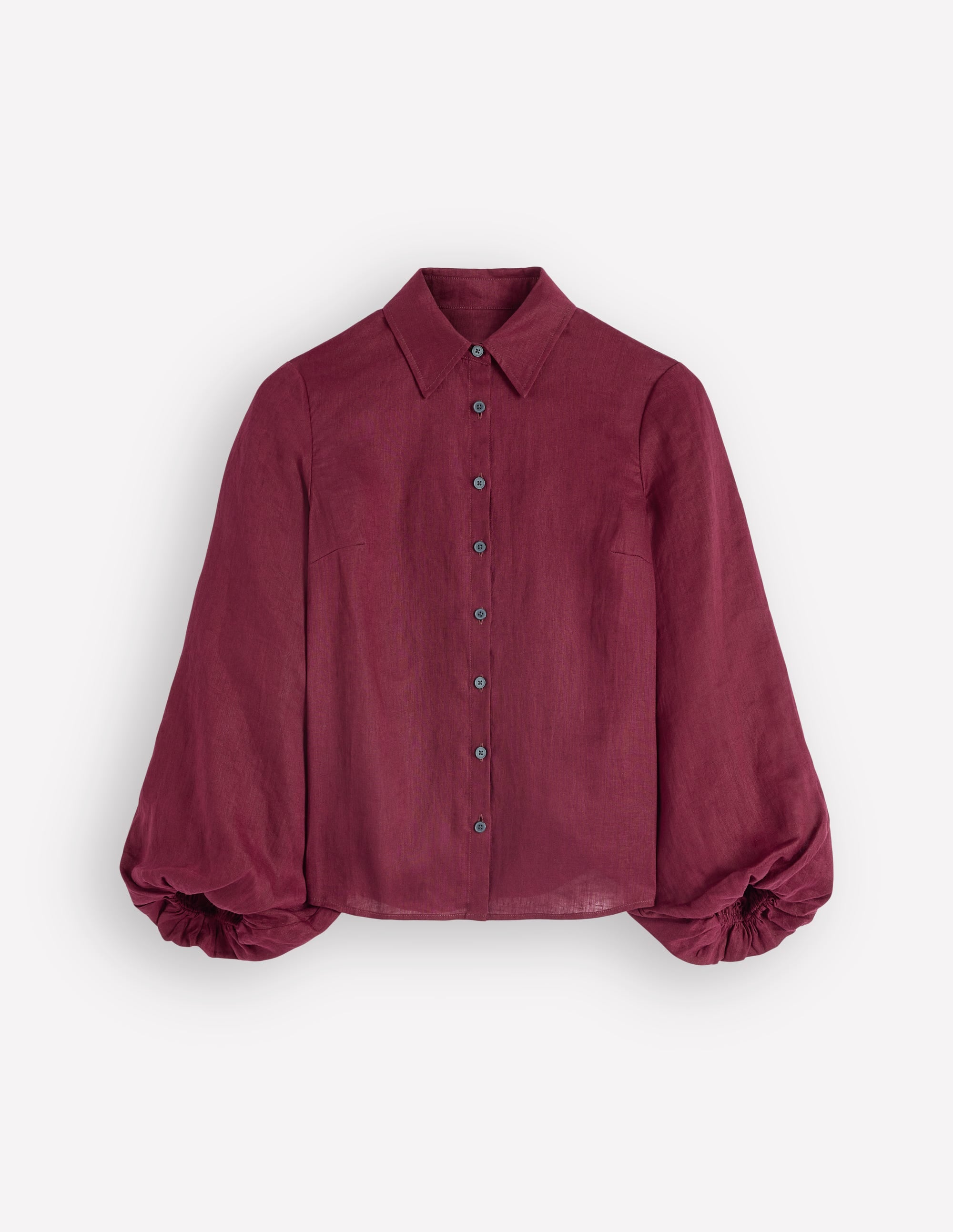 Puff Sleeve Linen Shirt
