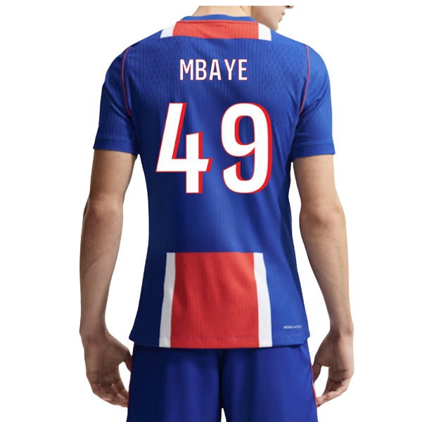 [JED] 2026-2027 PSG Authentic Aero-Fit Match Home Shirt (Mbaye 49)