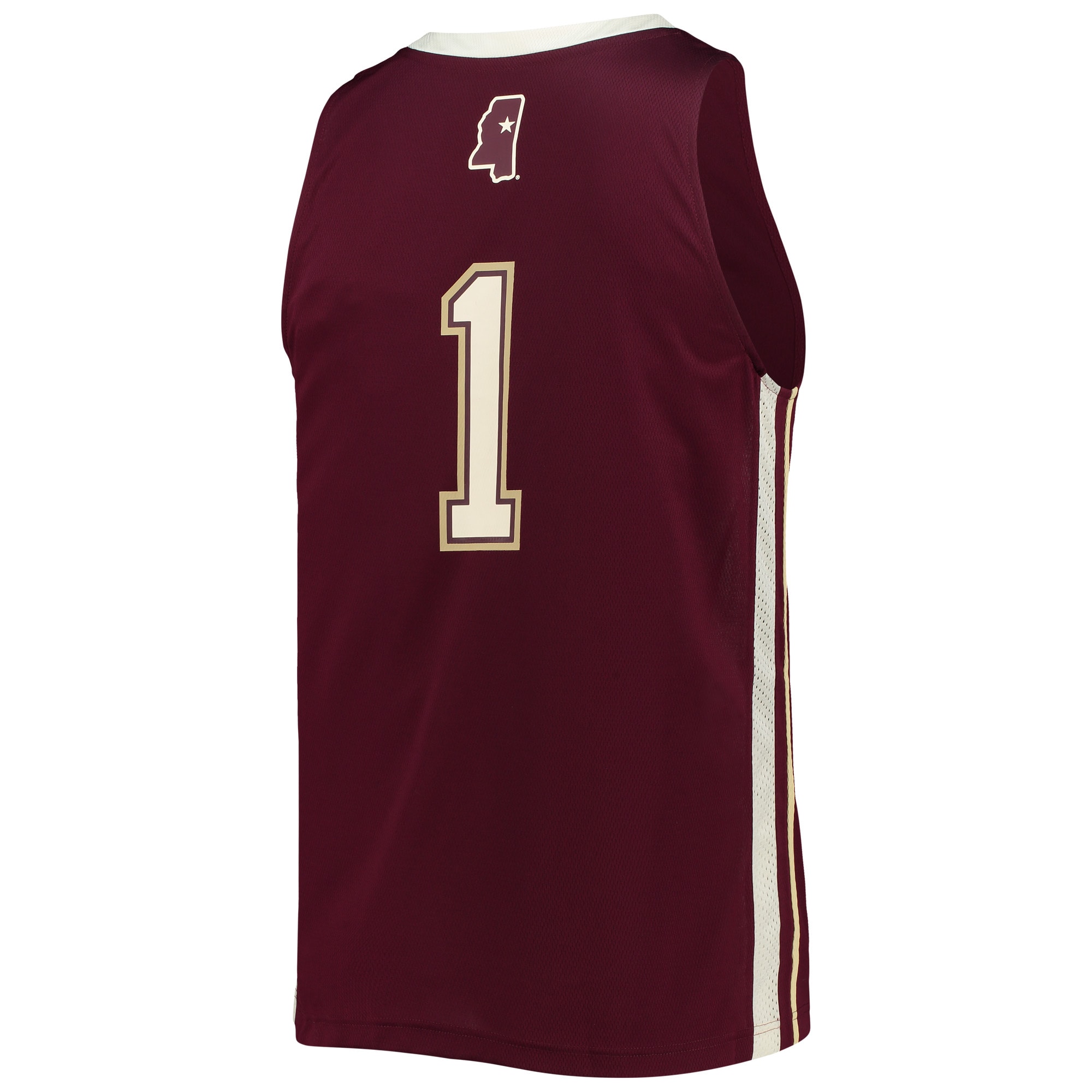 [NJP] Mississippi State Bulldogs Reverse Retro Jersey - Maroon