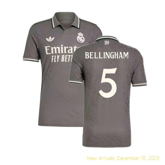2024-2025 Real Madrid Third Shirt - Authentic Match Day (Bellingham 5)