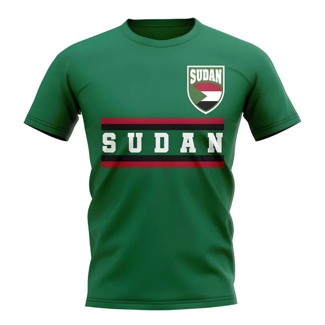Sudan Core Football Country T-Shirt (Green)
