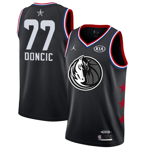 Professional DAL NBA Swingman Jersey #77 Luka Doncic 2019 Icon -