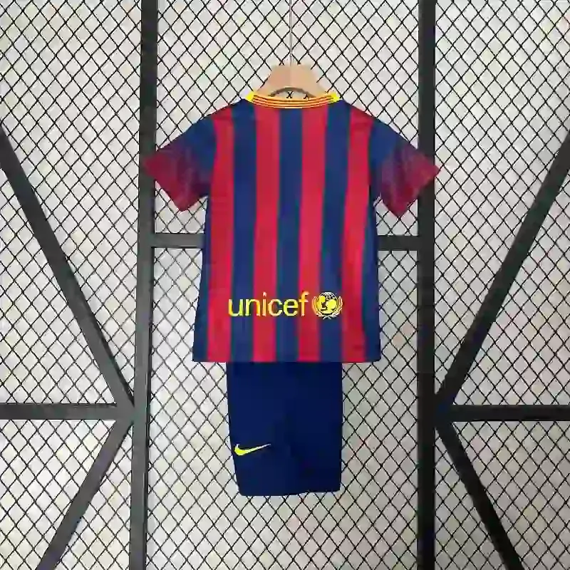 Cheap 2013-2014 Kids Barcelona Jersey retro kit